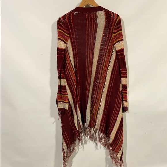 Lucky Brand Multicolor Fringe Cardigan - Picture 3 of 3